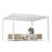 Aluminum Outdoor Louvered Pergola, Gazebo with Adjustable Waterproof Roof & Integrated Drainage for Patio, Deck & Hot Tub-96063594-127316494