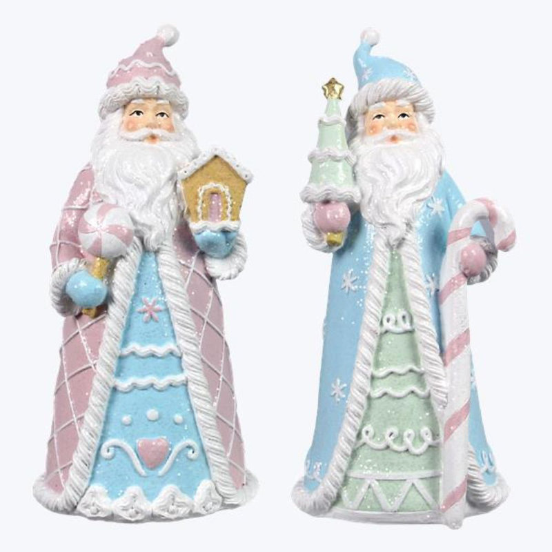 Ensemble de 2 tables de Noël en résine