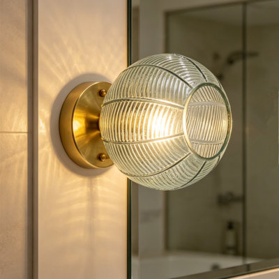 Adalat 1 - Light Glass Shade Wall Light