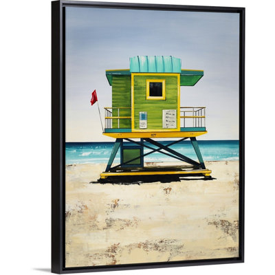 " Lifeguard On Duty II " by Sydney Edmunds Painting Print