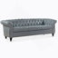 Canapé Chesterfield à accoudoirs roulés 3 places-114427502