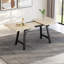 Andrek Extendable Metal Base Dining Table
