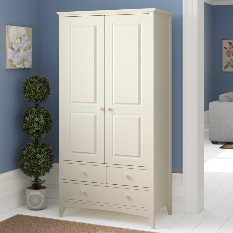 Eckhardt 2 Door Wardrobe, Soft Cream