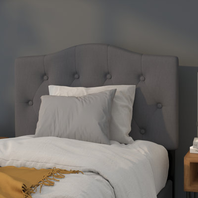 Ciriaca Arched Button Tufted Upholstered Headboard