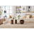 Modern Triangular Coffee Table With Three Legs, Metal Ball Feet And Bun Base Coffee Table For Living Room/Guest Room-120279457-120279455