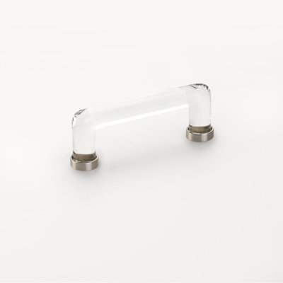 Emtek Modern Glass Cabinet Pull 4" Center-to-Center