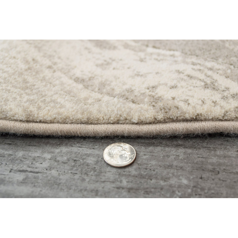 Thurner 63436-6575 BEIGE, Nouveauté 5 pi 3 po x 7 pi 7 po