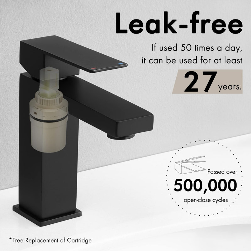 Bathroom Faucet with Drain Assembly