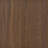 Rodger Walnut 3-Shelf Cabinet Bookcase