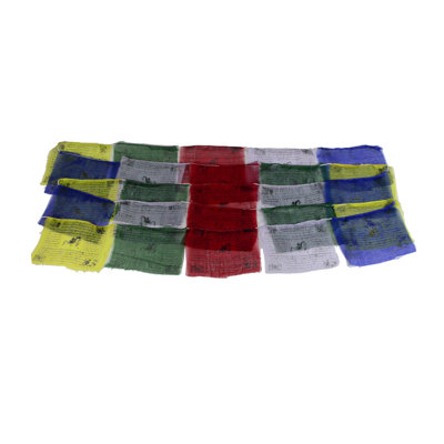 Ensemble de drapeaux bouddhistes tibétains