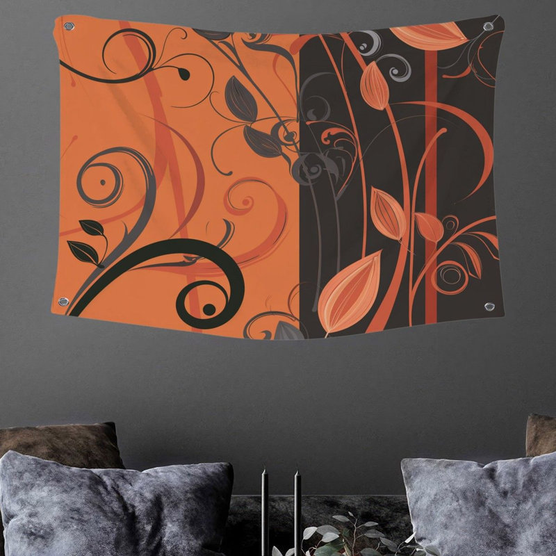 Tapisserie en microfibre, H 88 po x l 104 po