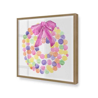 Motif de couronne arc-en-ciel