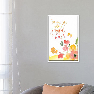 Joyful Heart - Print on Canvas
