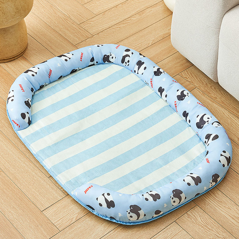 Flyn Cotton Pet Bed, 3" H x 13.7" W x 17.7" D