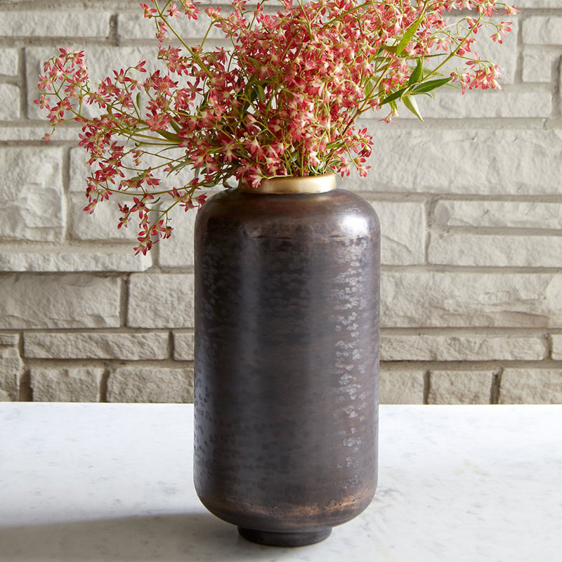 Vase de table Akita, H 12 po x l 6 po x P 6 po