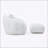 Giant Bean Bag Chair with Footstool, Oversized for Adults and Kids, Faux Fur Shell-Shaped Sofa for Comfortable Seating and Relaxation-1064370668