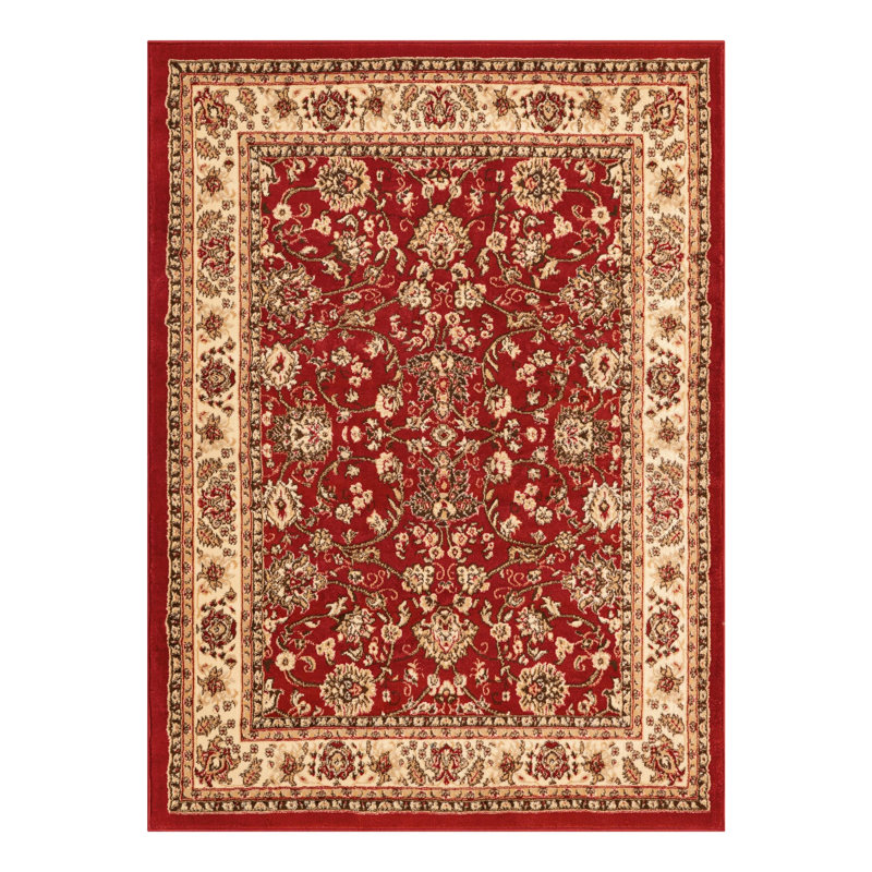Tapis bourgogne Bhatari, Burgundy, Rectangle 5 pi 3 po x 7 pi 1 po