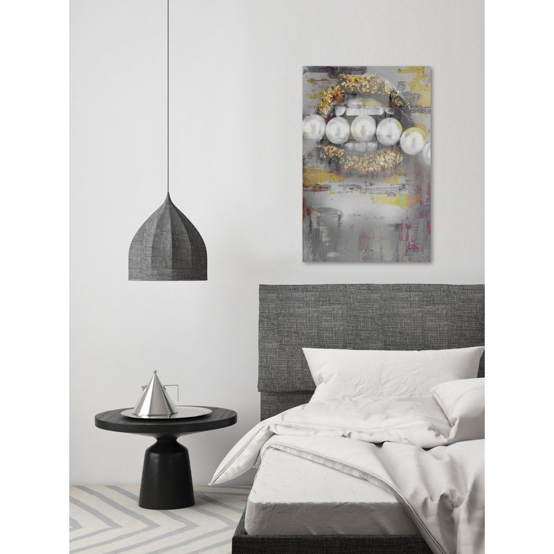 « perle quartet », reproduction d’art sur toile tendue, H 36 po x l 24 po x P 1,5 po