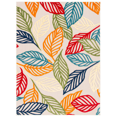 Dellon Performance Floral Indoor/Outdoor Area Rug