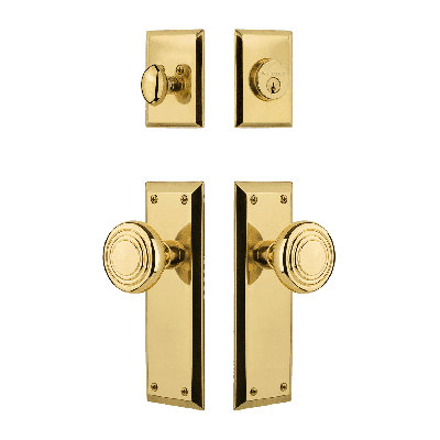 Nostalgic Warehouse New York Entry Set with Deco Knob