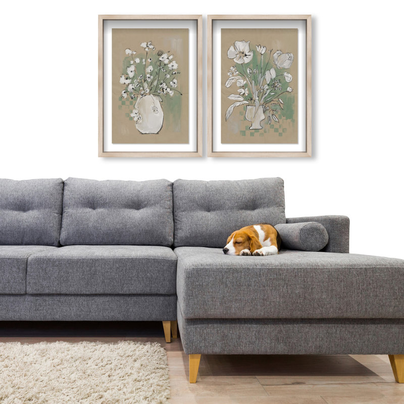 Spring Energy Set Shadowbox Floral & Botanical Print by Oliver Gal, Black Frame, 10 x 15, 25" H x 17" W
