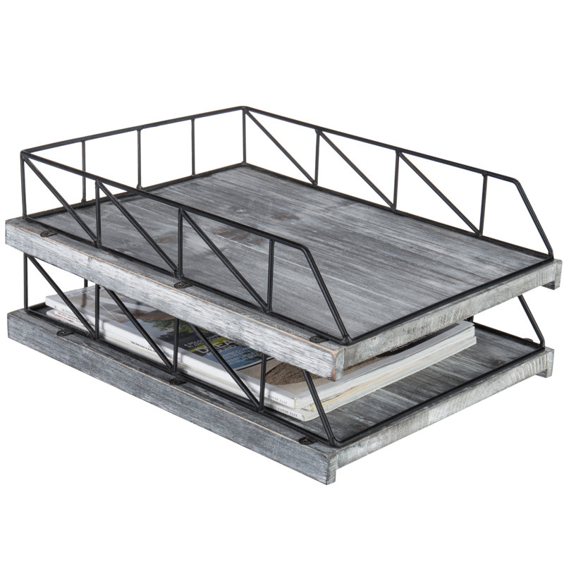 Stackable Office Paper Tray File Organizer