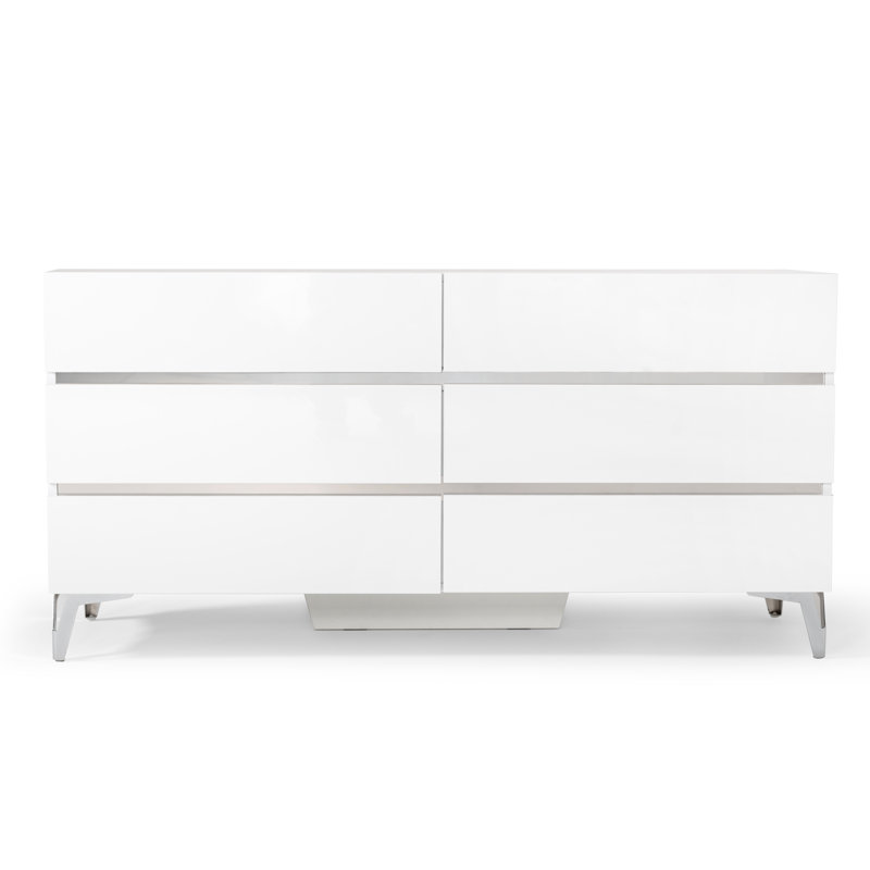 Commode double 6 tiroirs Amiah