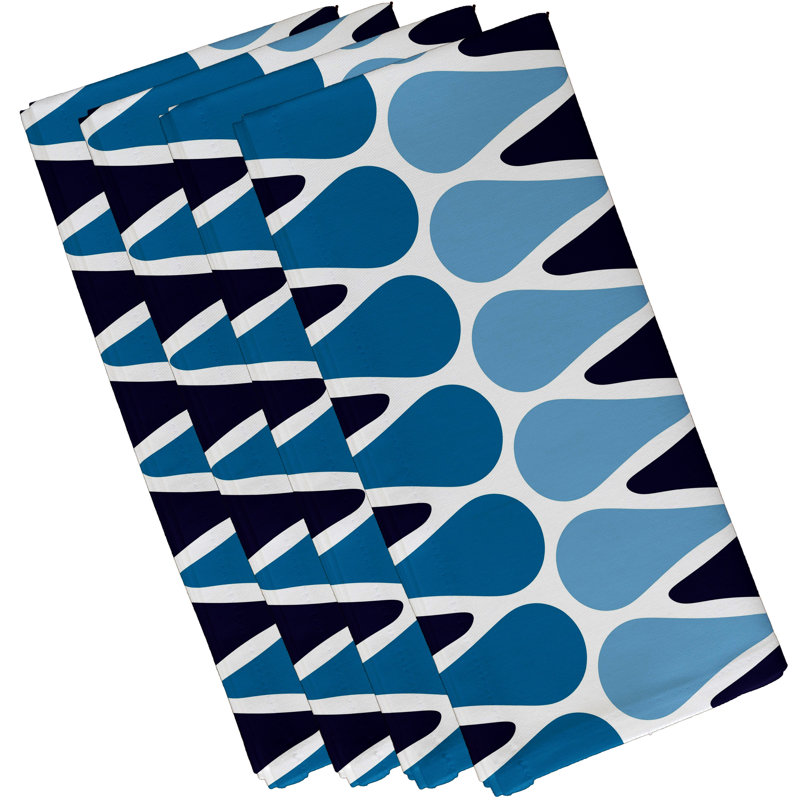 Serviette Ferrier, Bleu