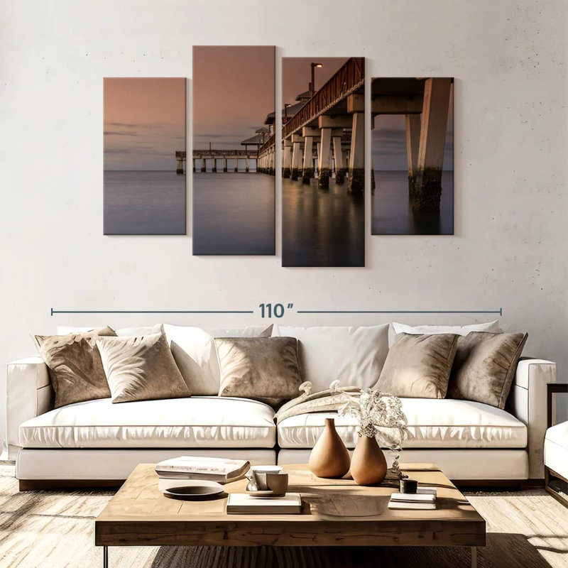 Aletra Myers Boardwalk Sunset, H 54 po x l 84 po