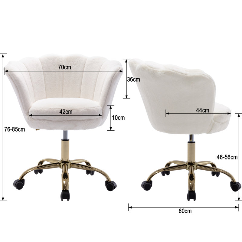 Aderinsola Office Chair, White