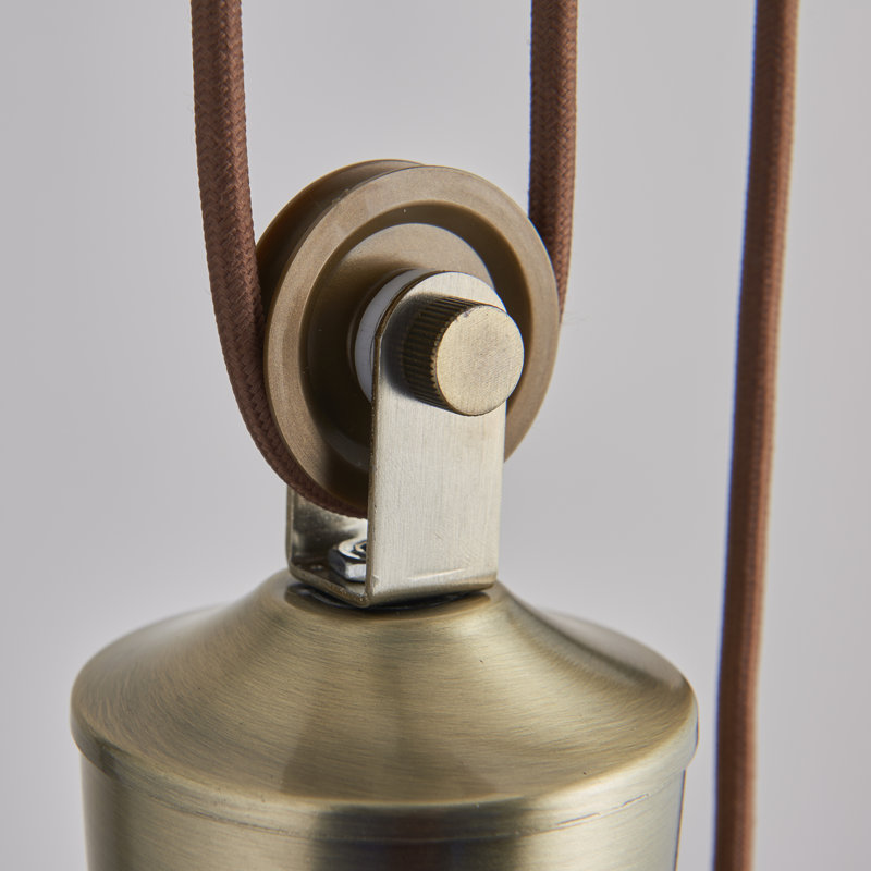 Bartlet 1 - Light Dome Pendant, Antique Brass