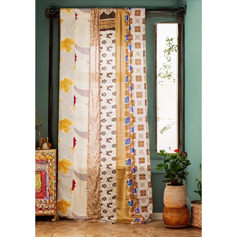 Bellbrook Polyester Blend Sheers & Voiles Rod Pocket Curtain Panel