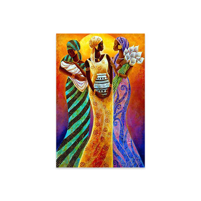 Sœurs du soleil par Keith Mallett - impression sans cadre