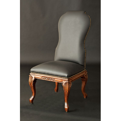 Chaise d’appoint rembourrée grise