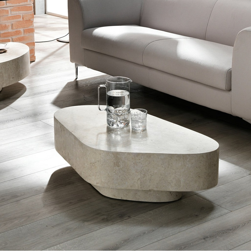 Seybert Solid Coffee Table, Beige