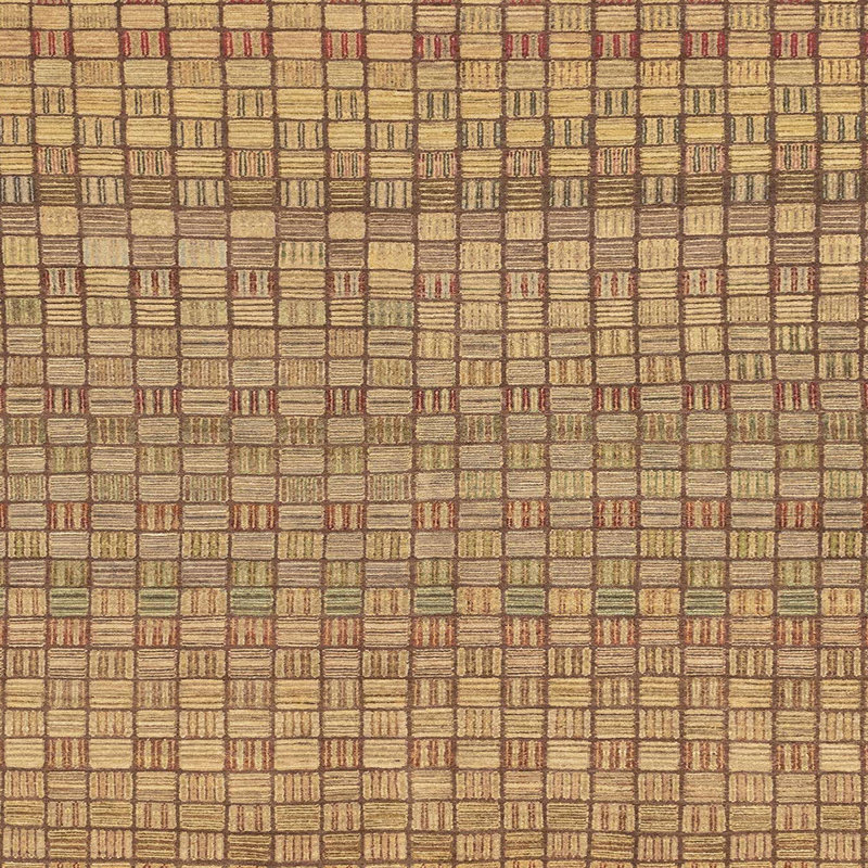 Tapis abstrait moderne 1694, Carré 4 pi