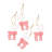 3.9'' Animals Lighted Hanging Figurine Ornament