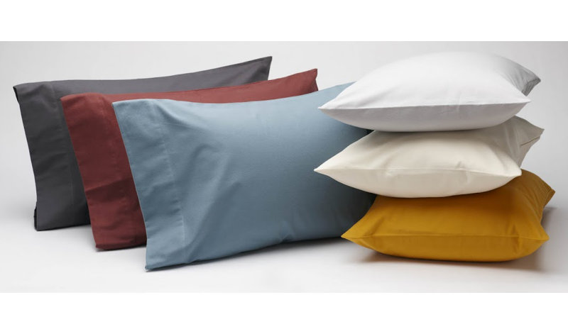 Cloud Flannel Pillowcase, King Pillowcase, Pale Gray Heather