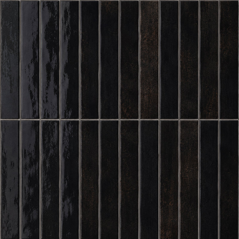 Trace 2 x 18 noir, Noir