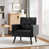 Black Faux Leather