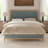 Larsen Solid Wood Upholstered Bed with Tufted Headboard-2065168839-2065168837