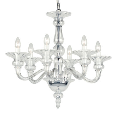 Weatherford 6 - Light Candle Chandelier
