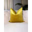 Housse de coussin en velours Golden Olive