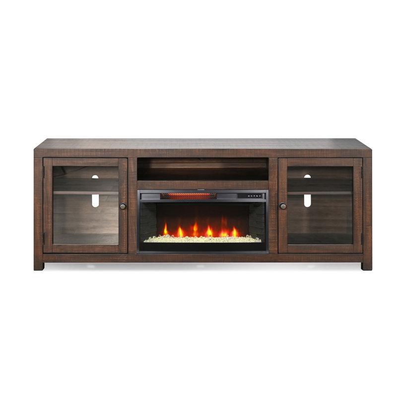 Console multimédia avec foyer électrique 72 po Sunny Designs