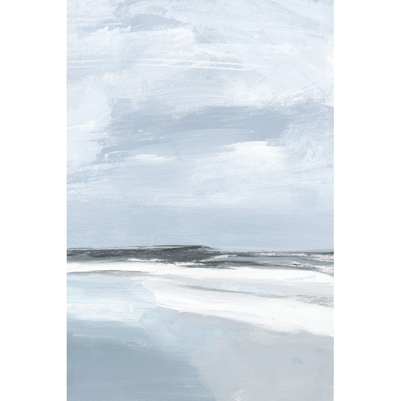 Cirrus Cloud Beach II - Wrapped Canvas Painting, 76cm H x 50cm W