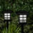 Solar Matte Black Solar Powered Integrated LED Pathway Light Pack