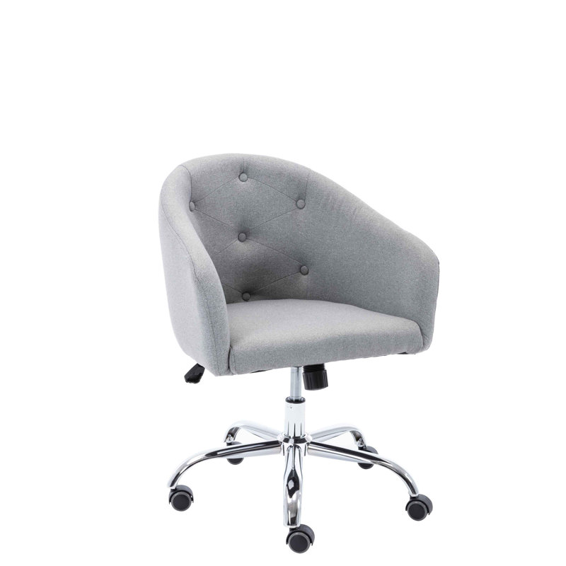 Chaise de travail Fem, Gris