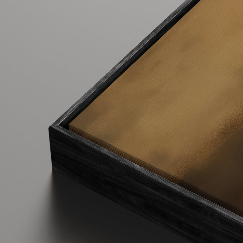 Art mural encadré, rétro, antique, classique pour chambre à coucher - 16 po x 24 po x 3 panneaux, Noir, H 24 po x l 16 po