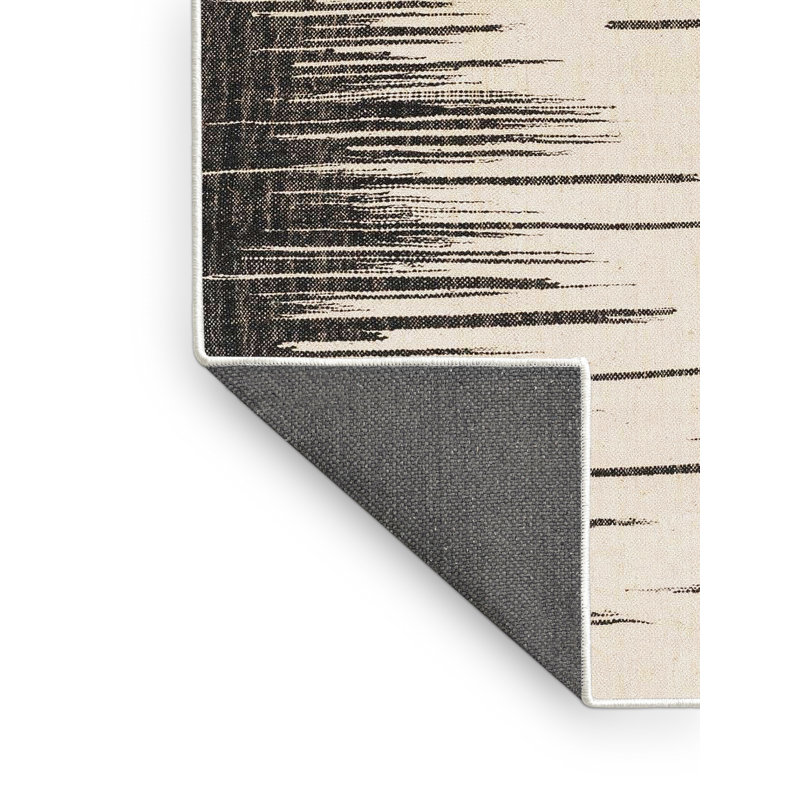 Gapspard Abstract Indoor Rug, Rectangle 5' x 8'