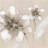 Two Cream Flowers - Contemporary Framed Canvas for Home Decor